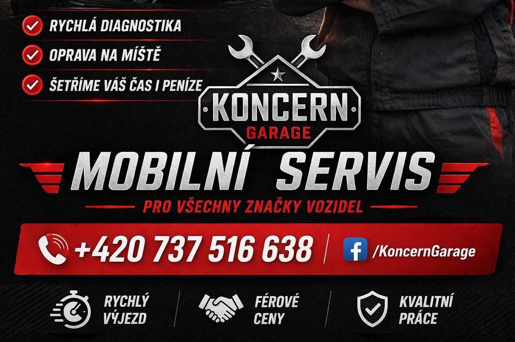 Mobilní servis pro rychlé zprovoznění vašeho auta