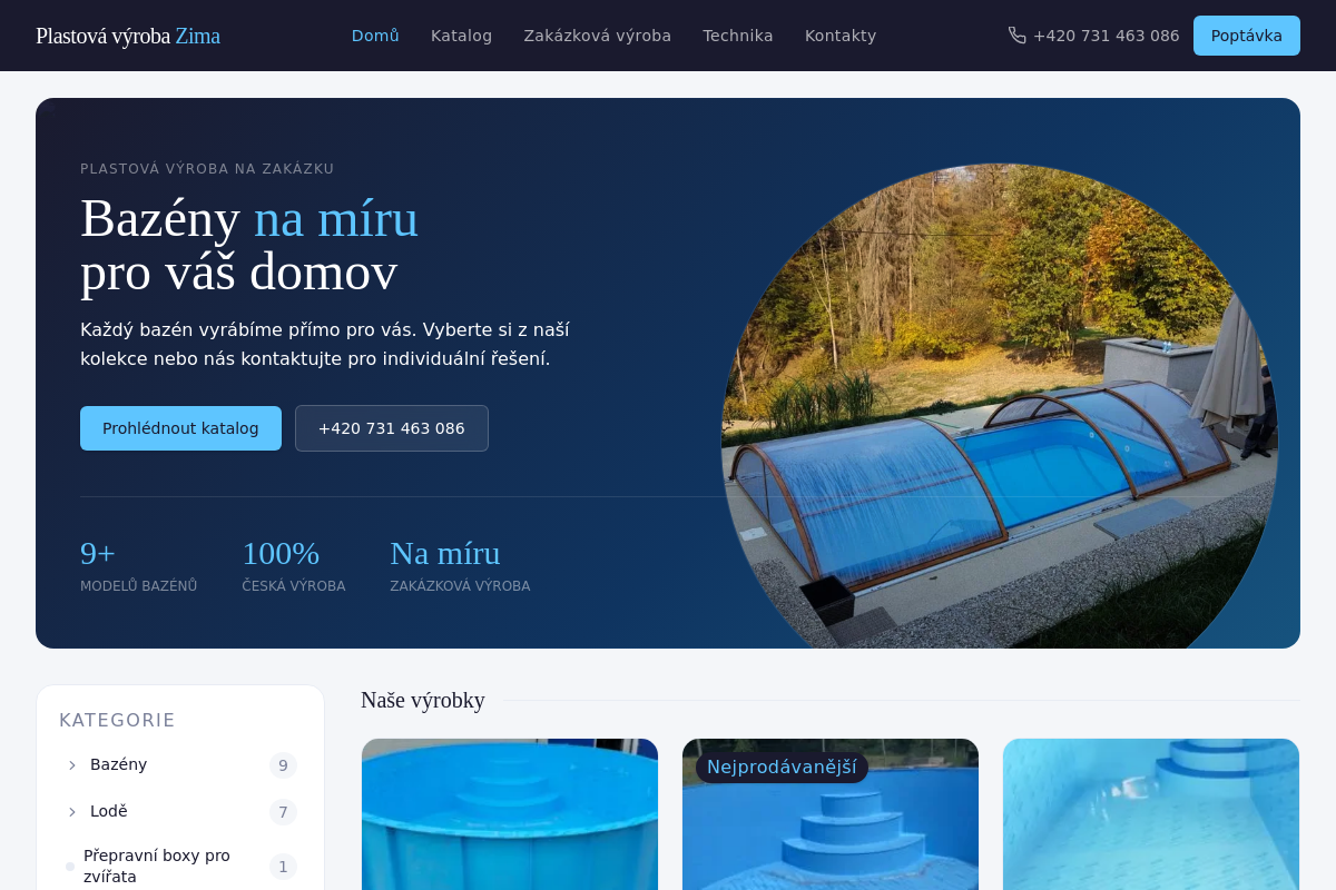 Plastová výroba Zima