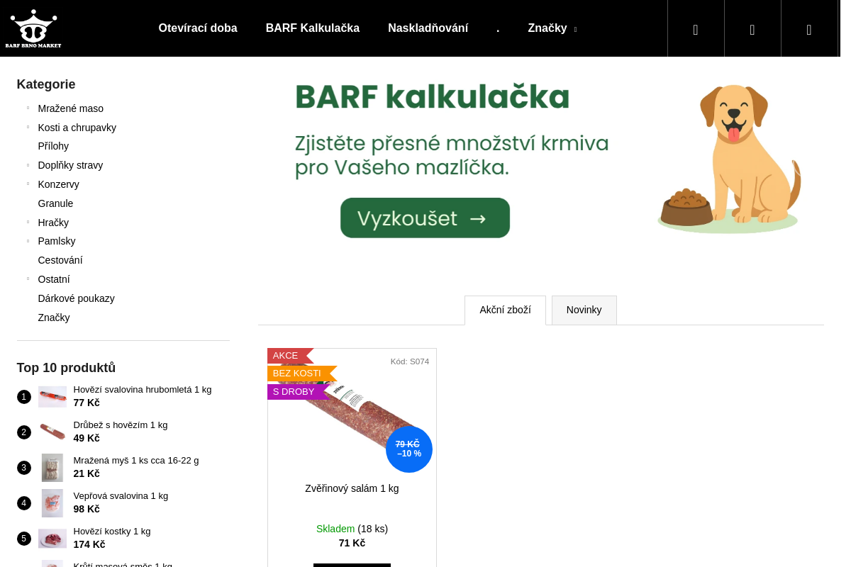 Barf Brno Market
