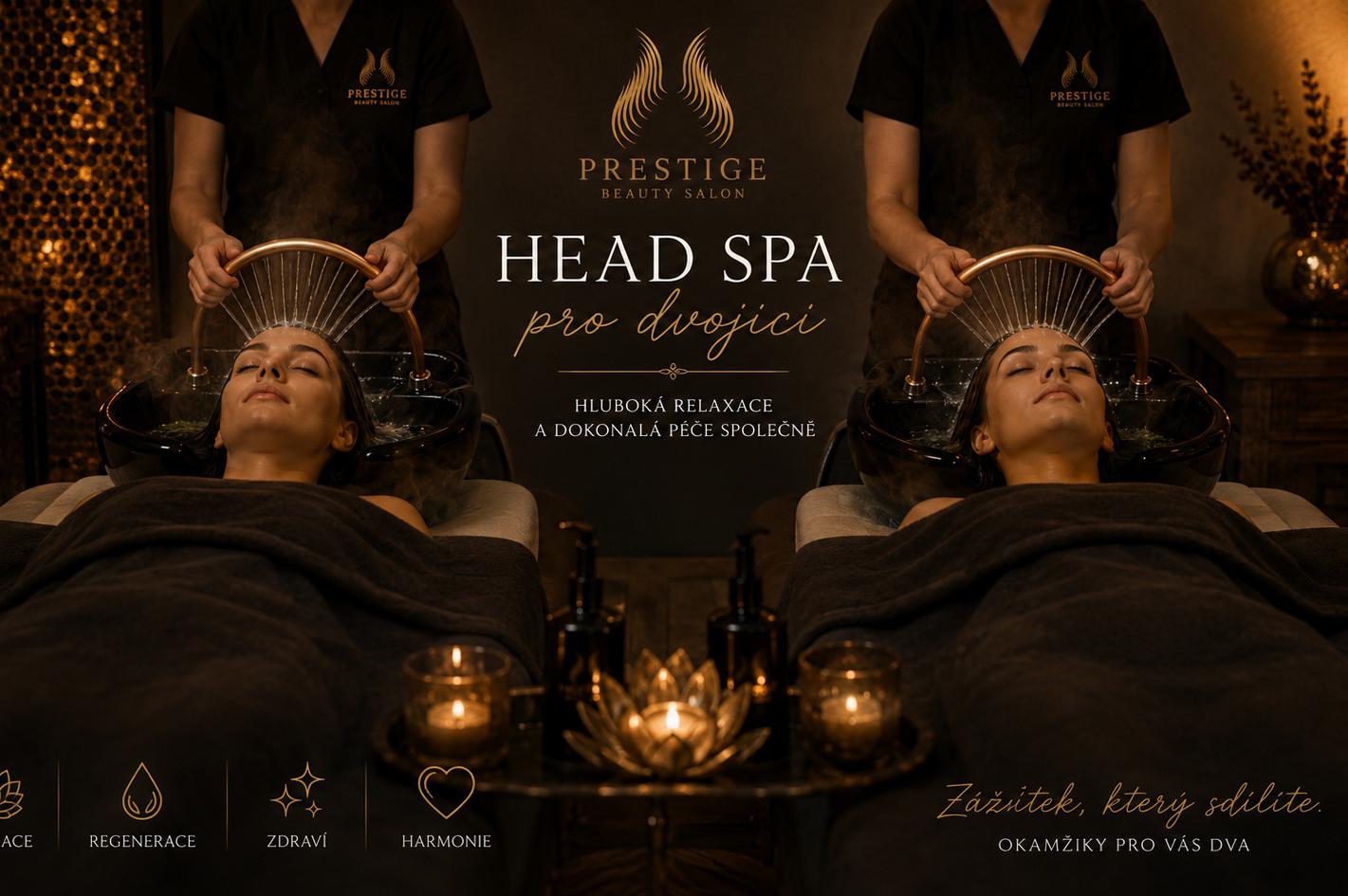 Head spa japonská terapie