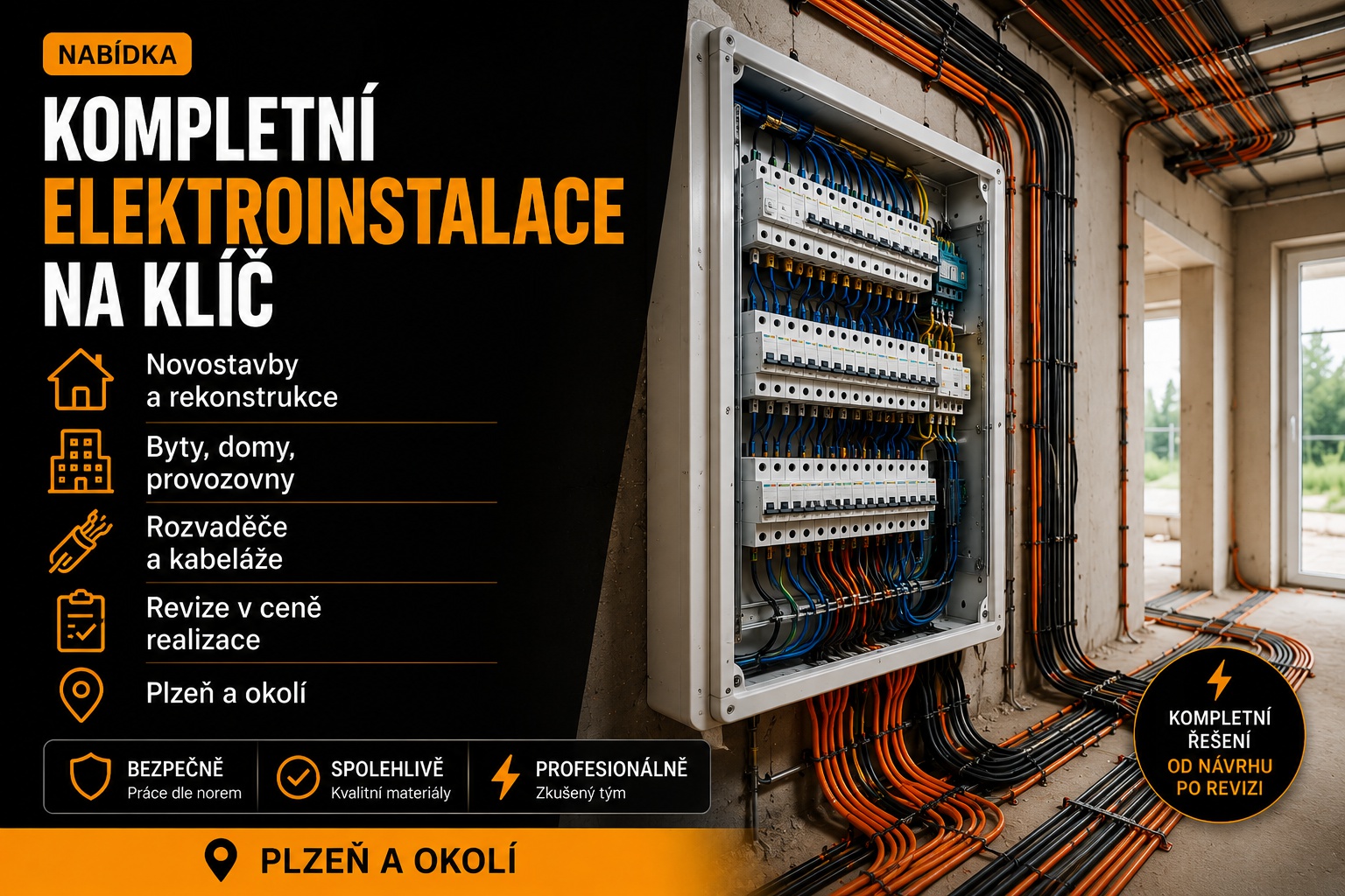 Elektroinstalace na klíč