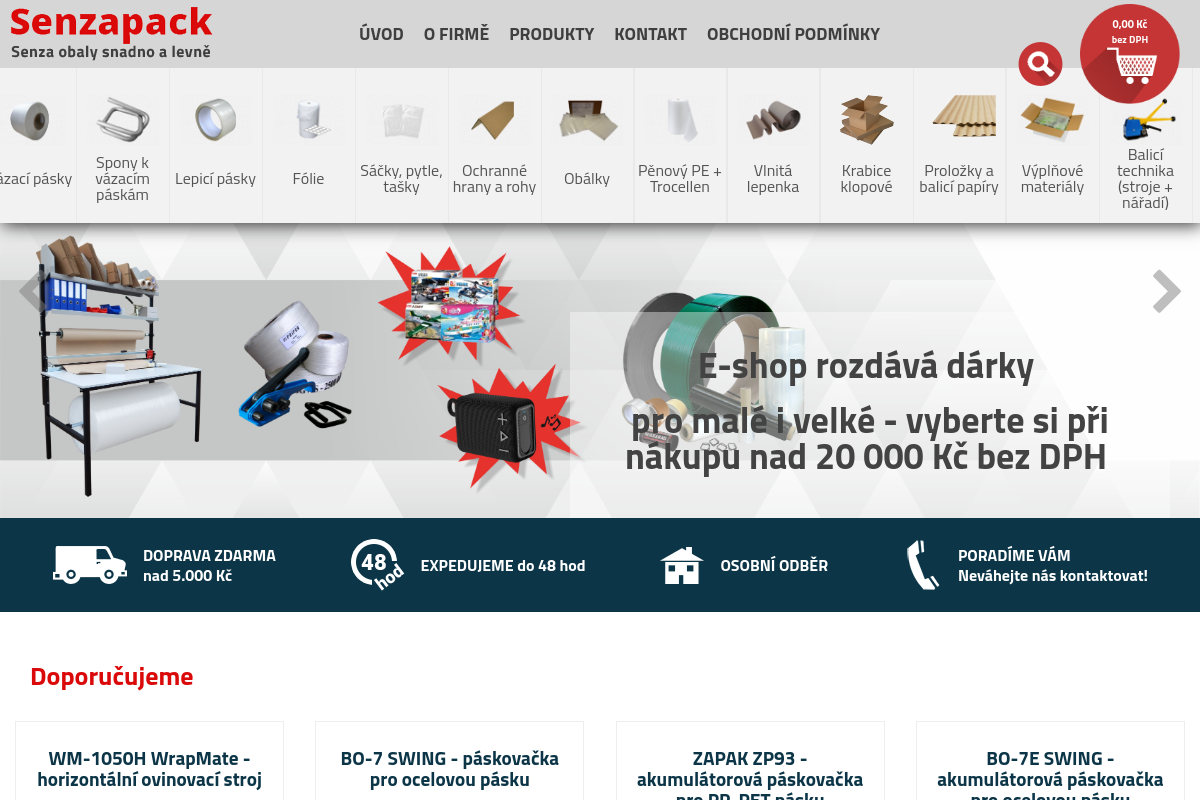 Senzapack.cz - Senza obaly snadno a levně