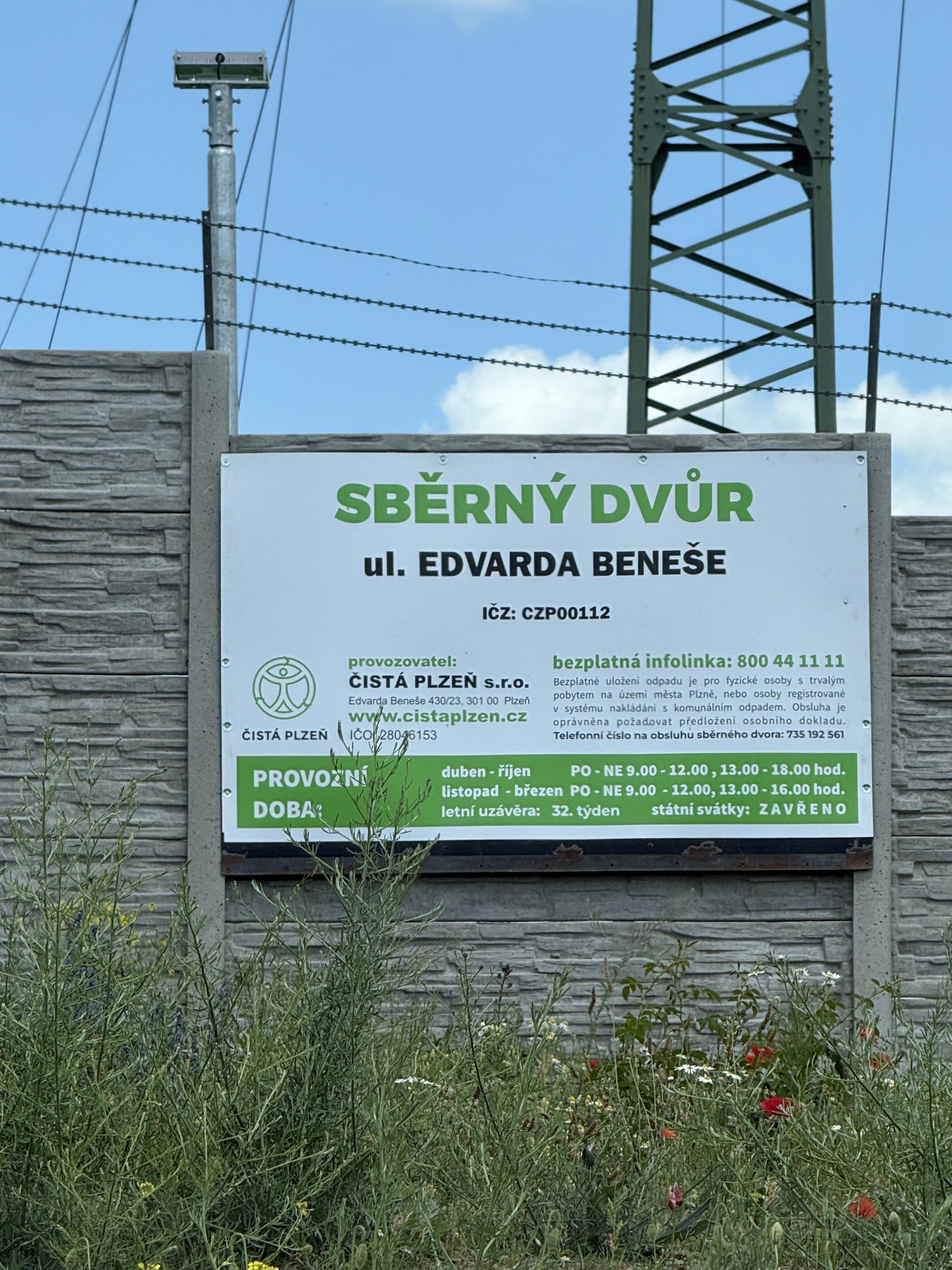 Čistá Plzeň, s.r.o. - sběrný dvůr foto 1