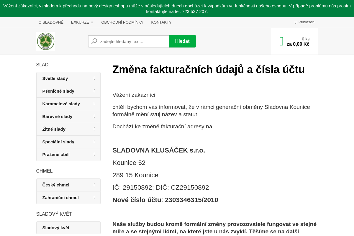 Eshop.sladovna-kounice.cz foto 1