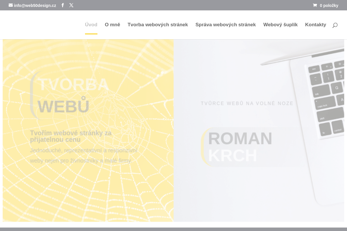 Roman Krch Tvorba webů