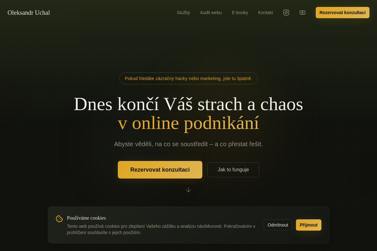 Oleksandr Uchal - online konzultant/ stratég