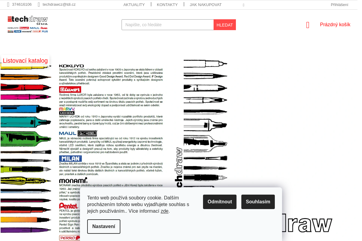 TechDraw CZ s.r.o. dovozce světových značek psacích potřeb