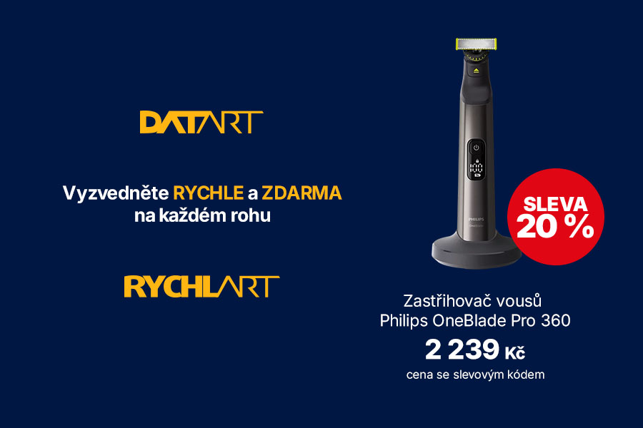I Philips OneBlade máte za rohem díky RYCHLARTu!