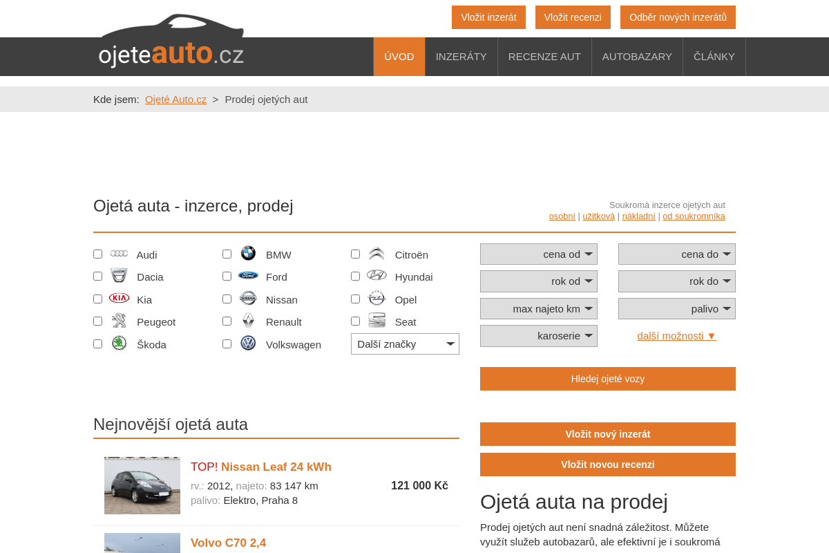 Ojeté Auto.cz