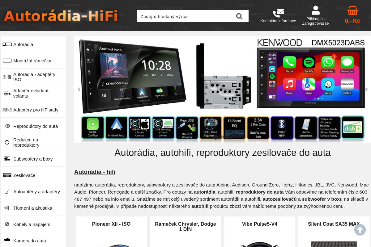 AUTORÁDIA - HIFI.cz