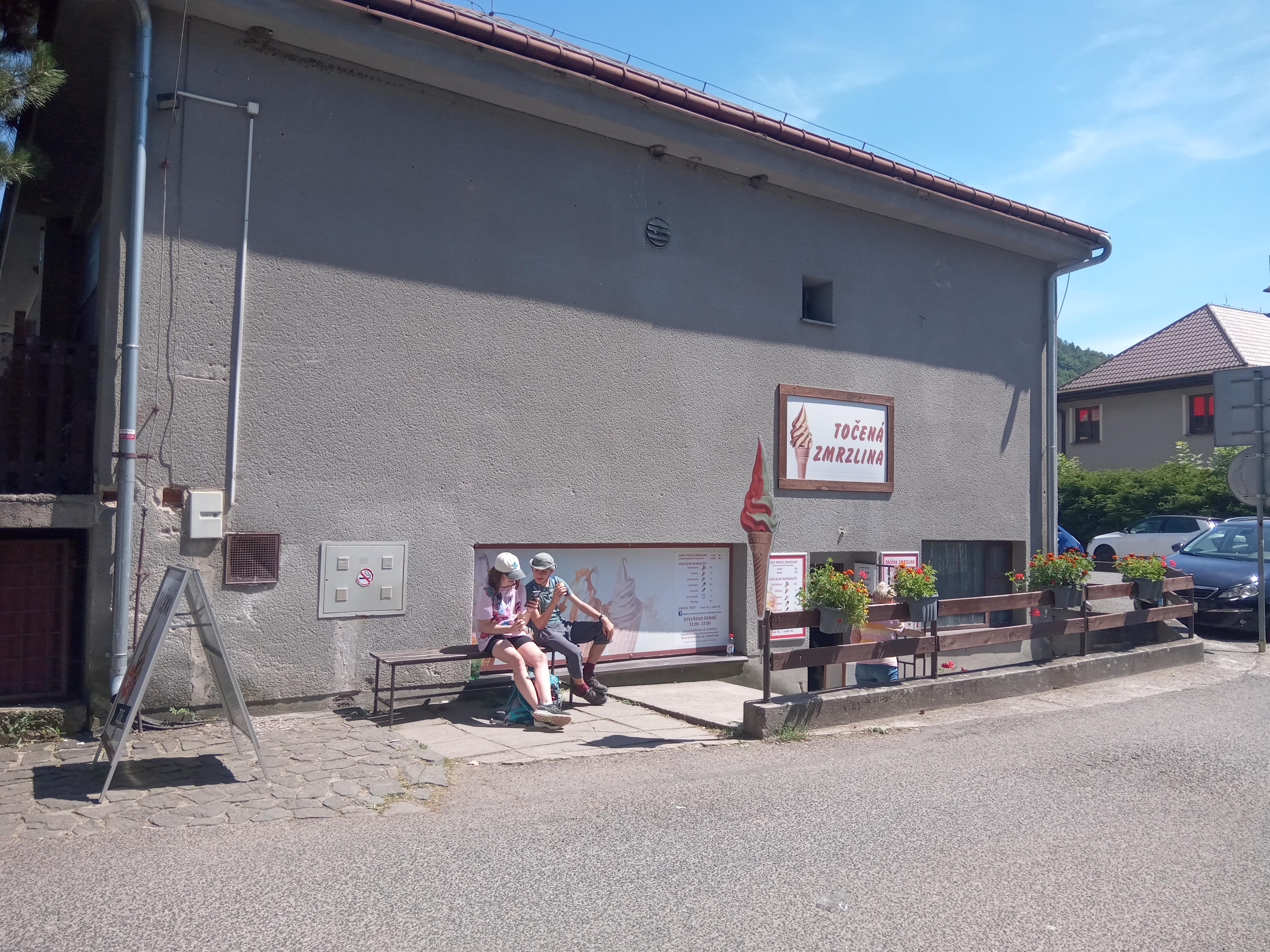Točená zmrzlina Malá Skála u Boučkova statku