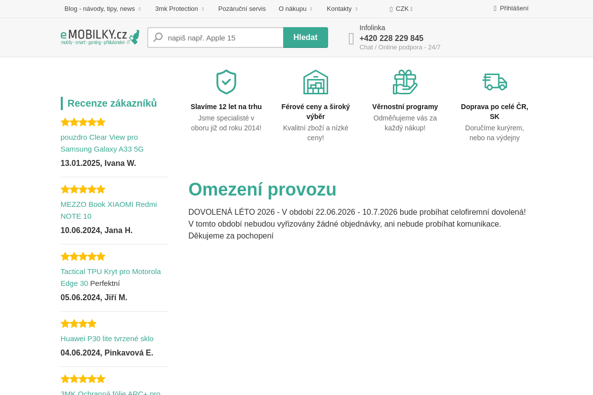 eMOBILKY.cz - prodej & servis