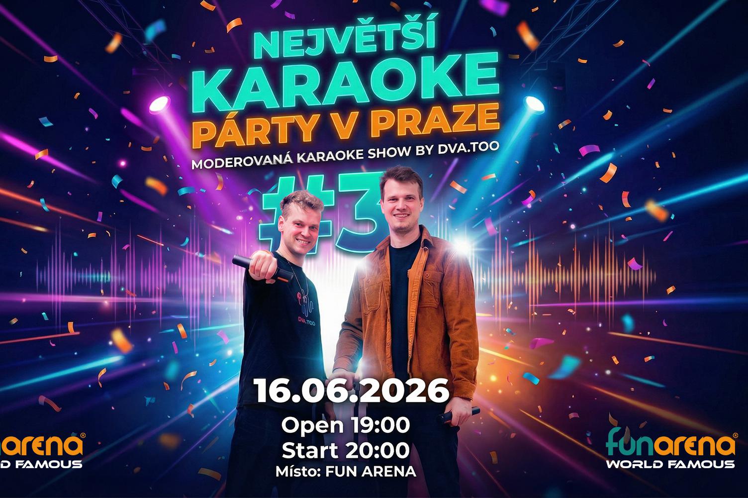 NEJVĚTŠÍ KARAOKE PÁRTY V PRAZE BE DVA.TOO! #3