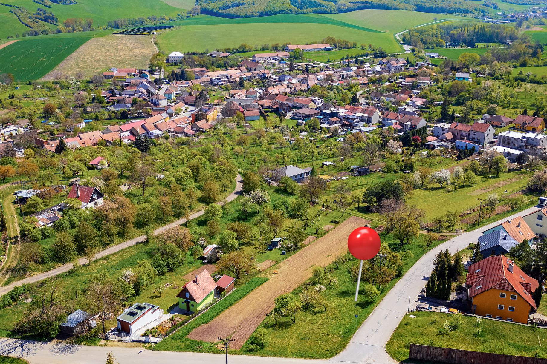 Pozemek k výstavbě Moravské Málkovice