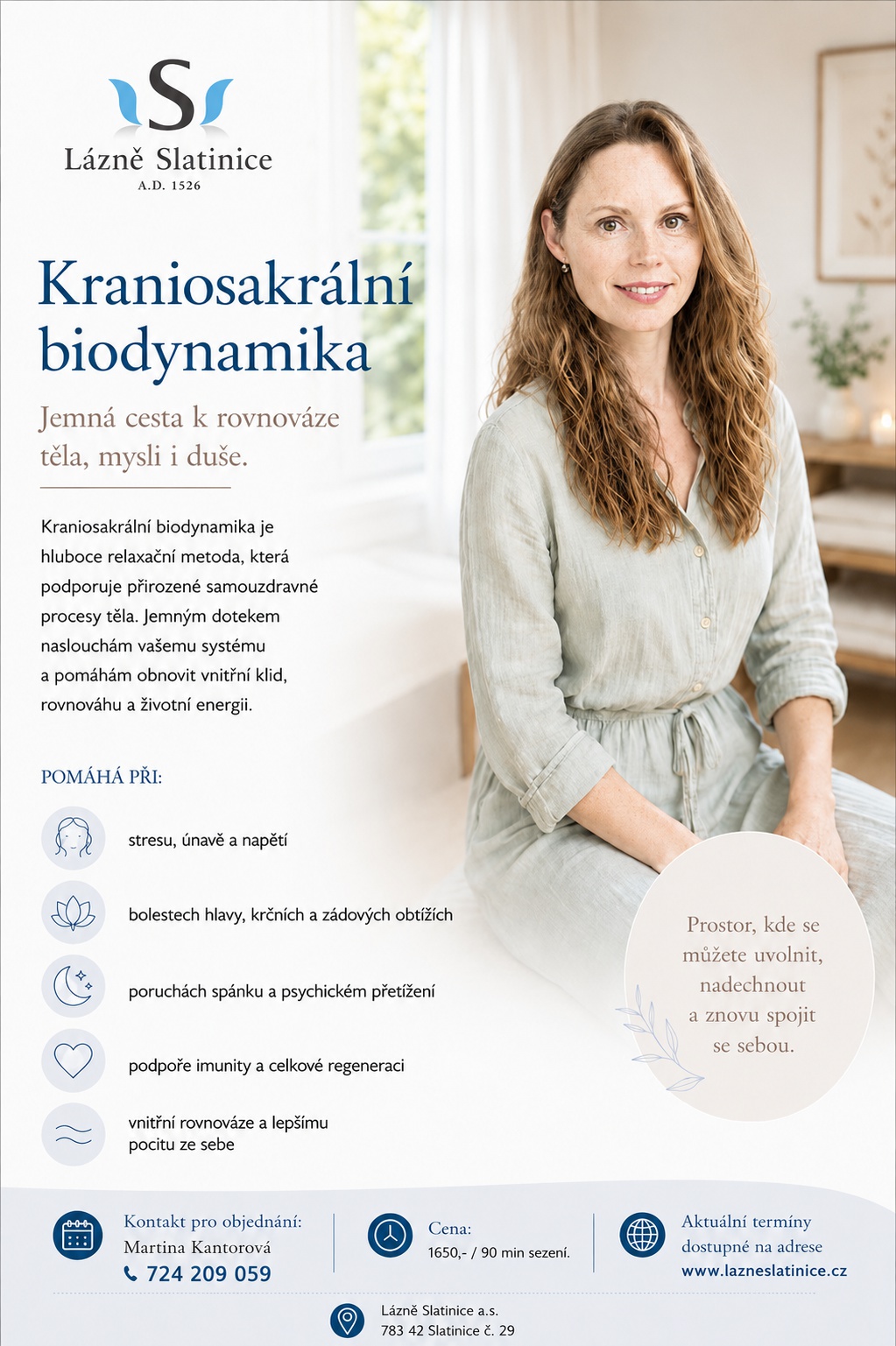 Martina Kantorová Kraniosakrální biodynamika foto 3