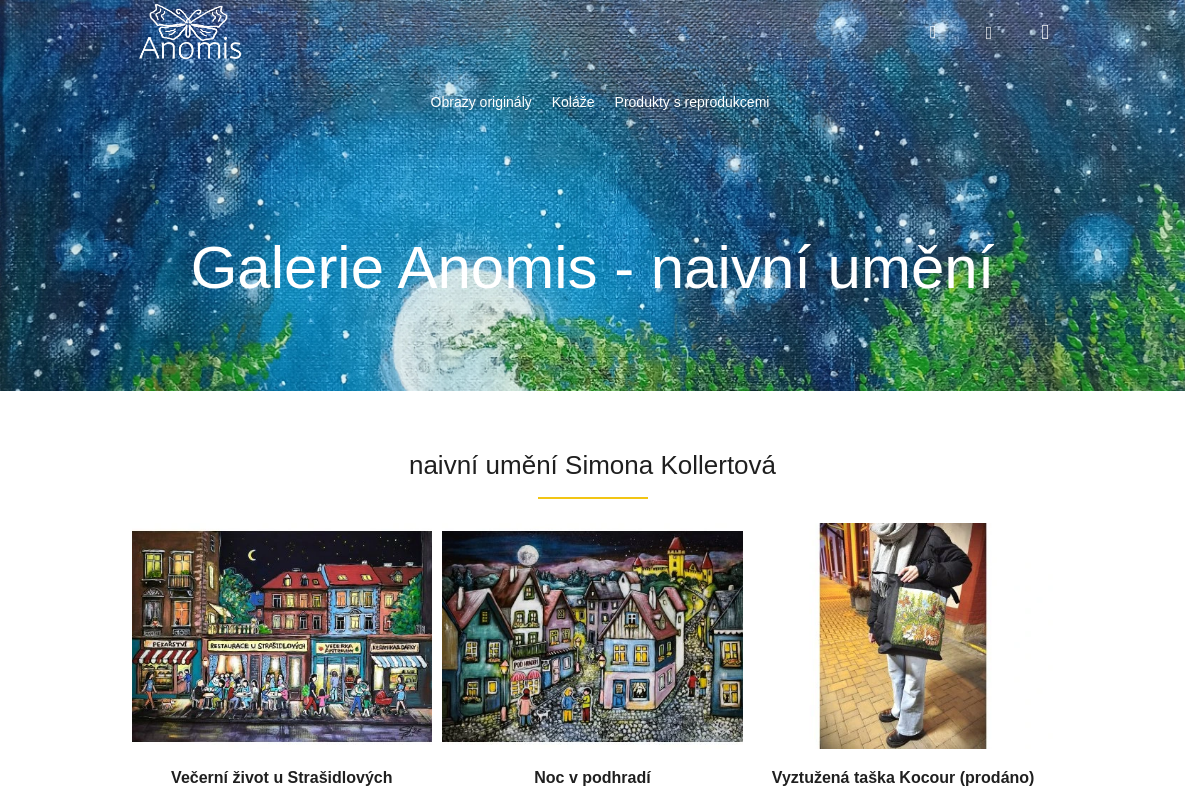 Galerie Anomis - obrazy, naivní umění