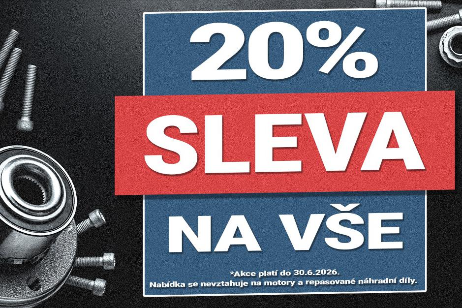 Akce! 20% na vše.