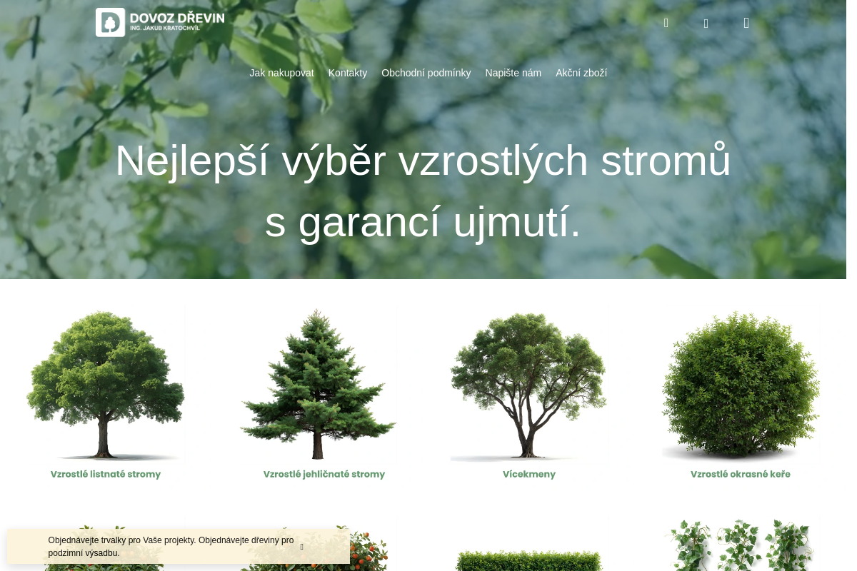 Dovoz Dřevin.cz