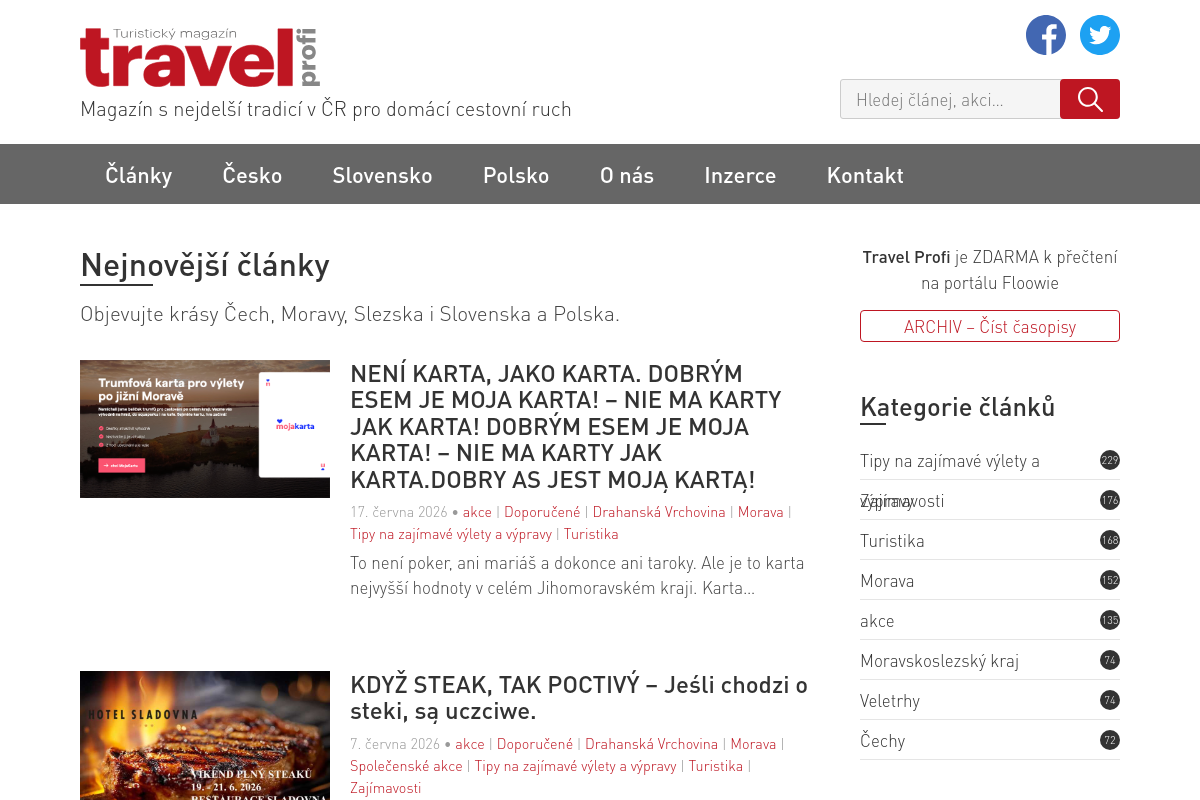 TRAVEL profi - turistický magazín