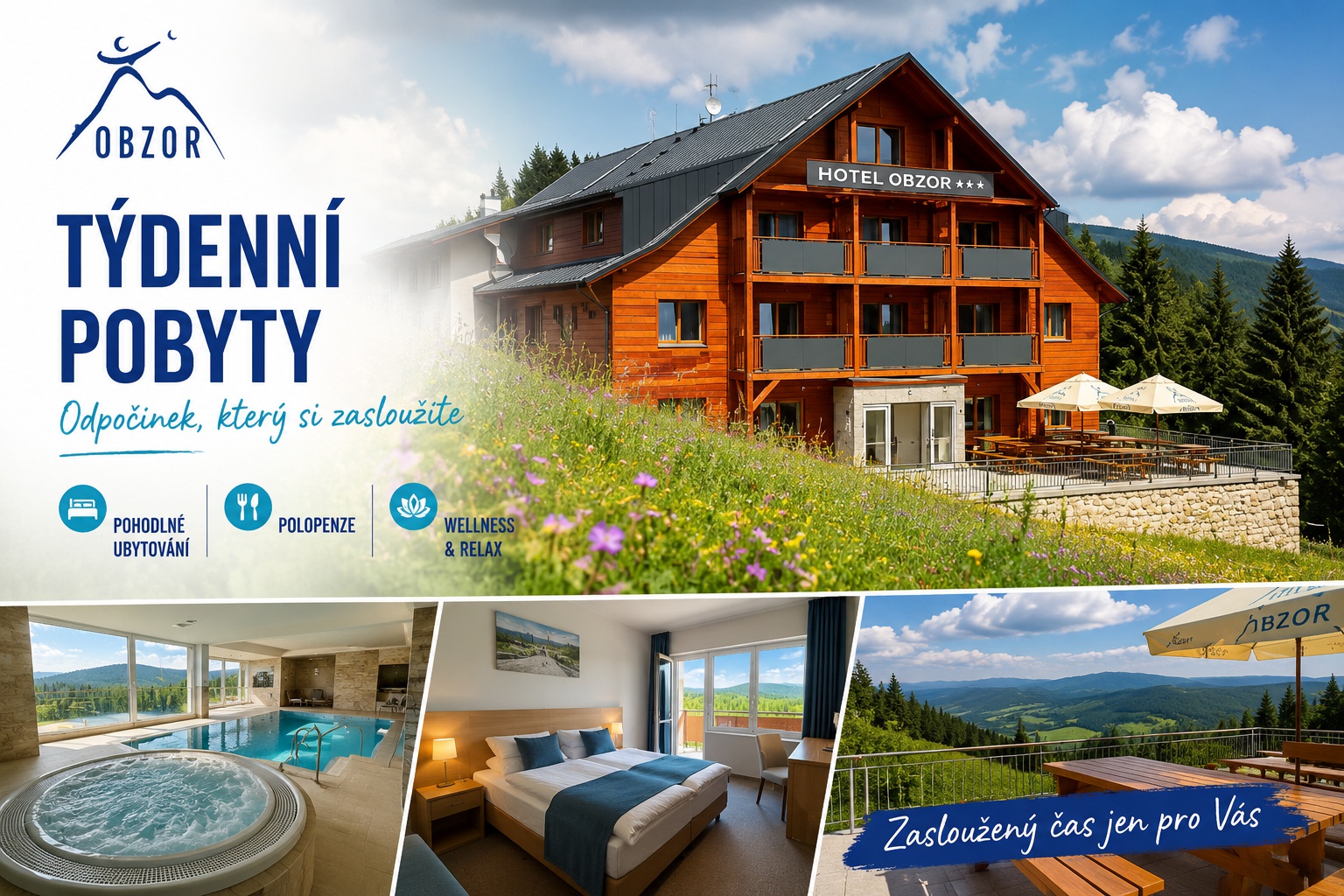 Týdenní pobyty v Hotelu Obzor Krkonoše