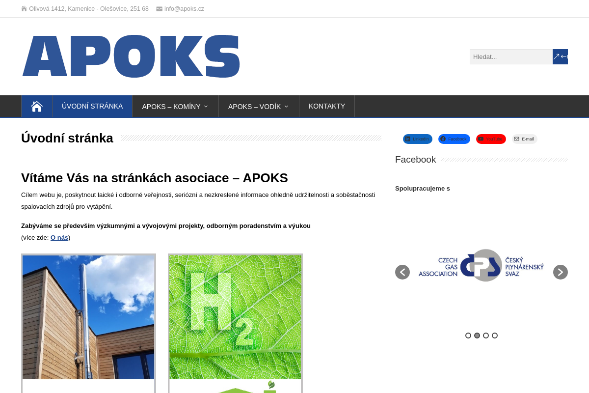 APOKS – asociace pro optimalizaci komínů a spalování