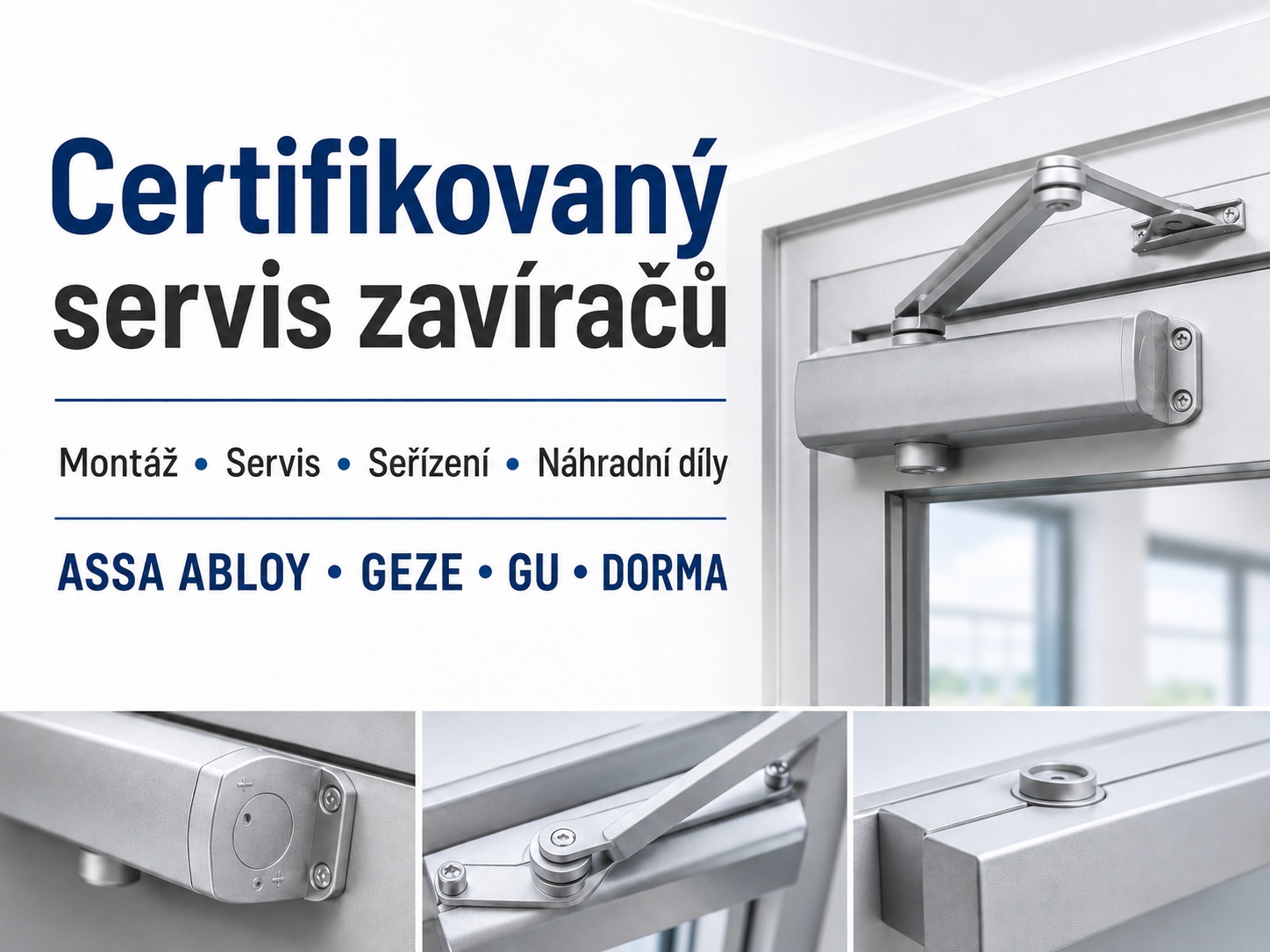 Certifikovaný servis zavíračů dveří