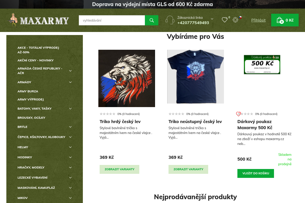 Maxarmy.cz