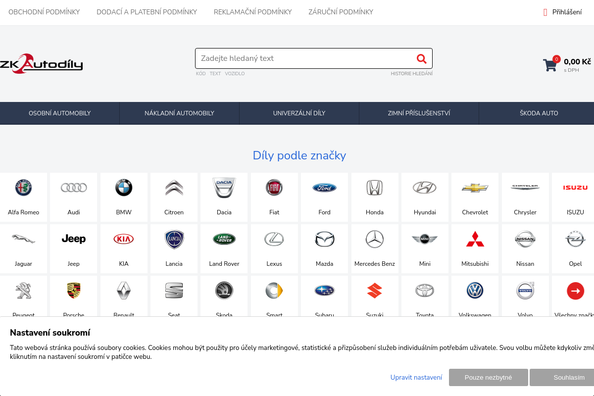 ZK - Autodily.cz