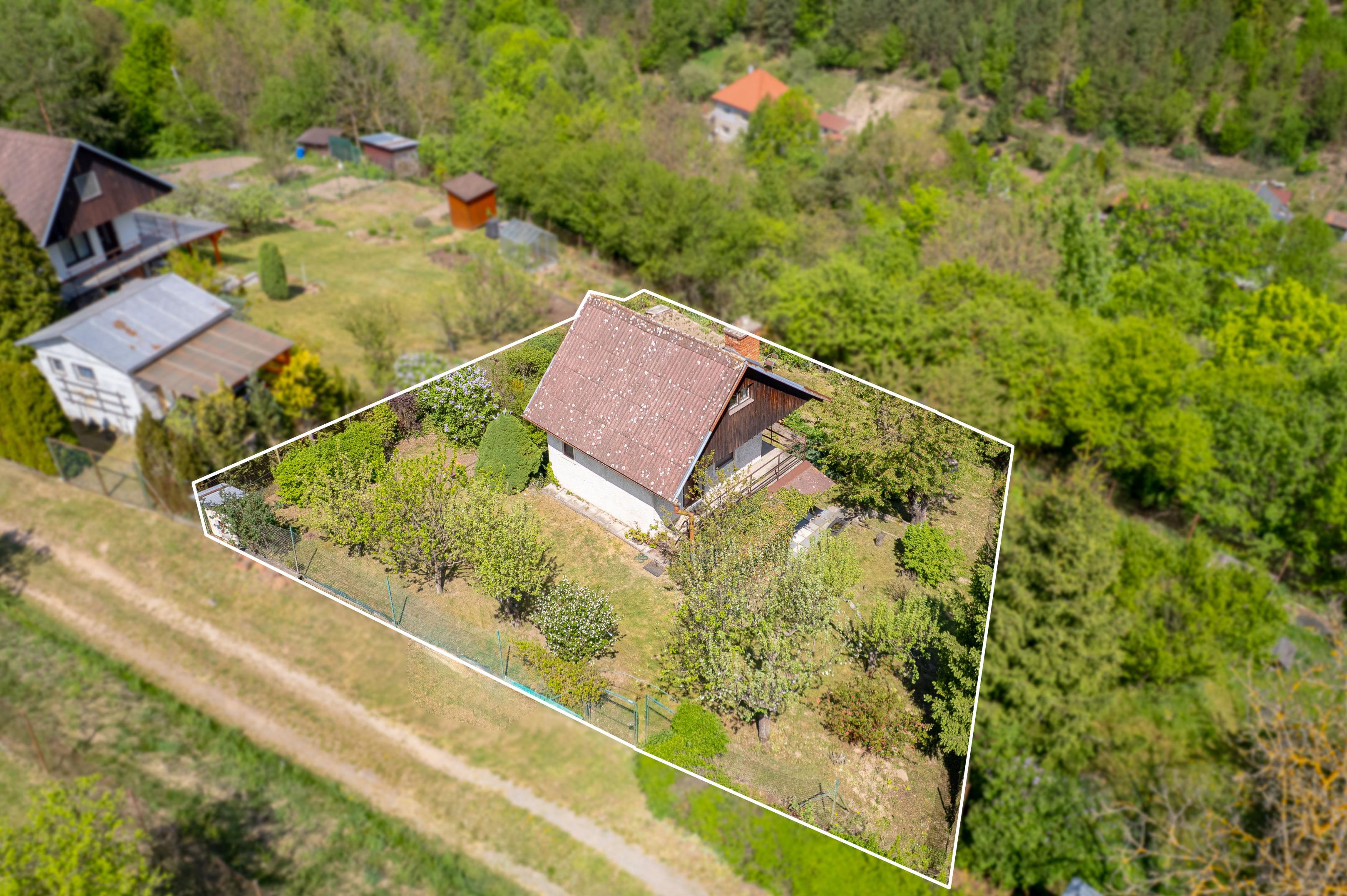 Chata s pěknou zahradou, Olomučany u Blanska
