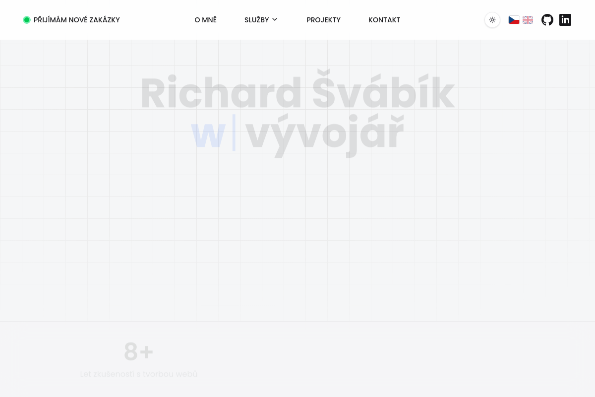 Richard Švábík - webový vývojář