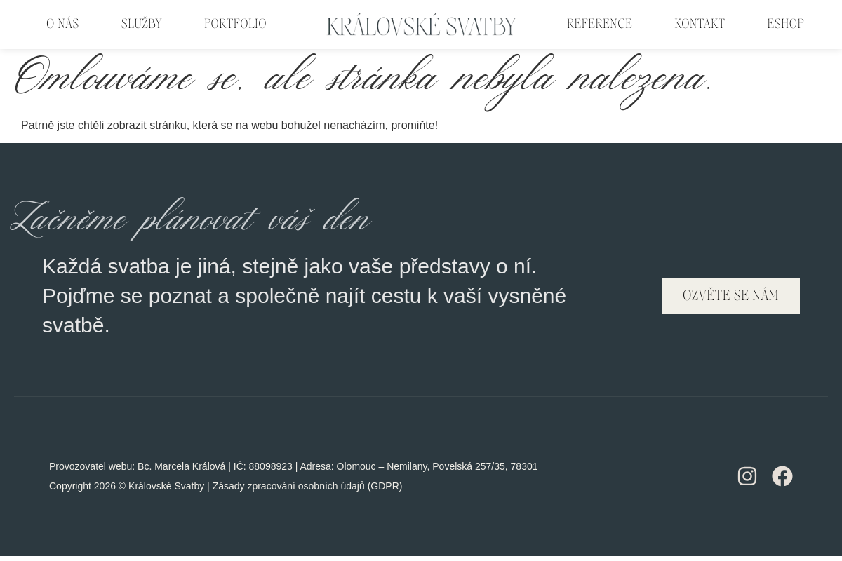 Kralovskesvatby.cz/obchod
