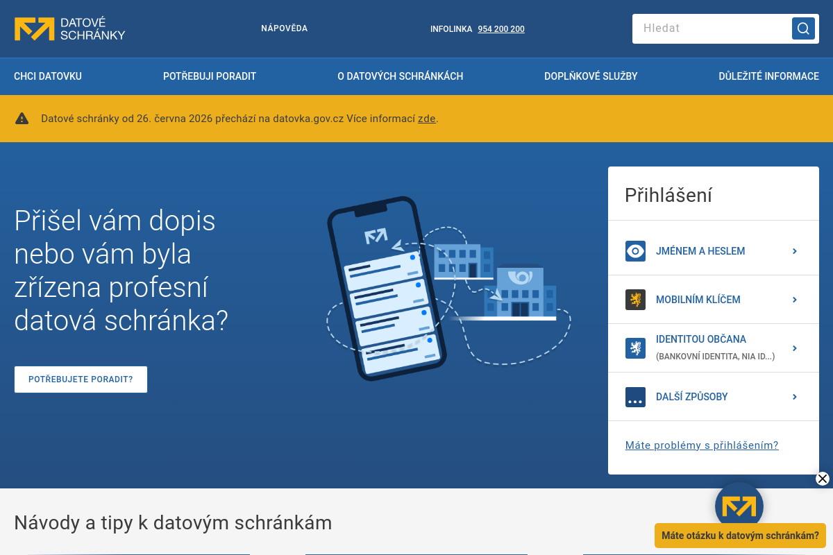 Mojedatovaschranka.cz