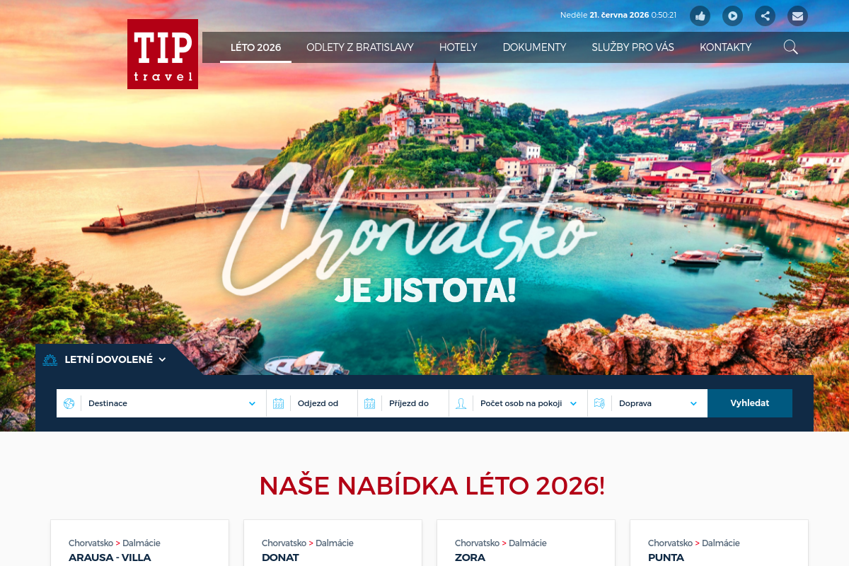 Cestovní kancelář TIP travel, s.r.o.