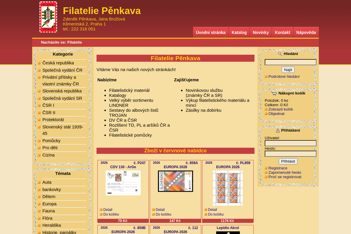 Filateliepenkava.cz