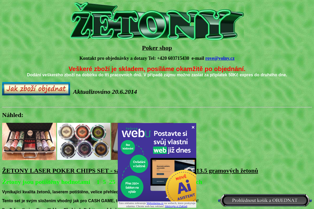 Zetony.prodejce.cz foto 1