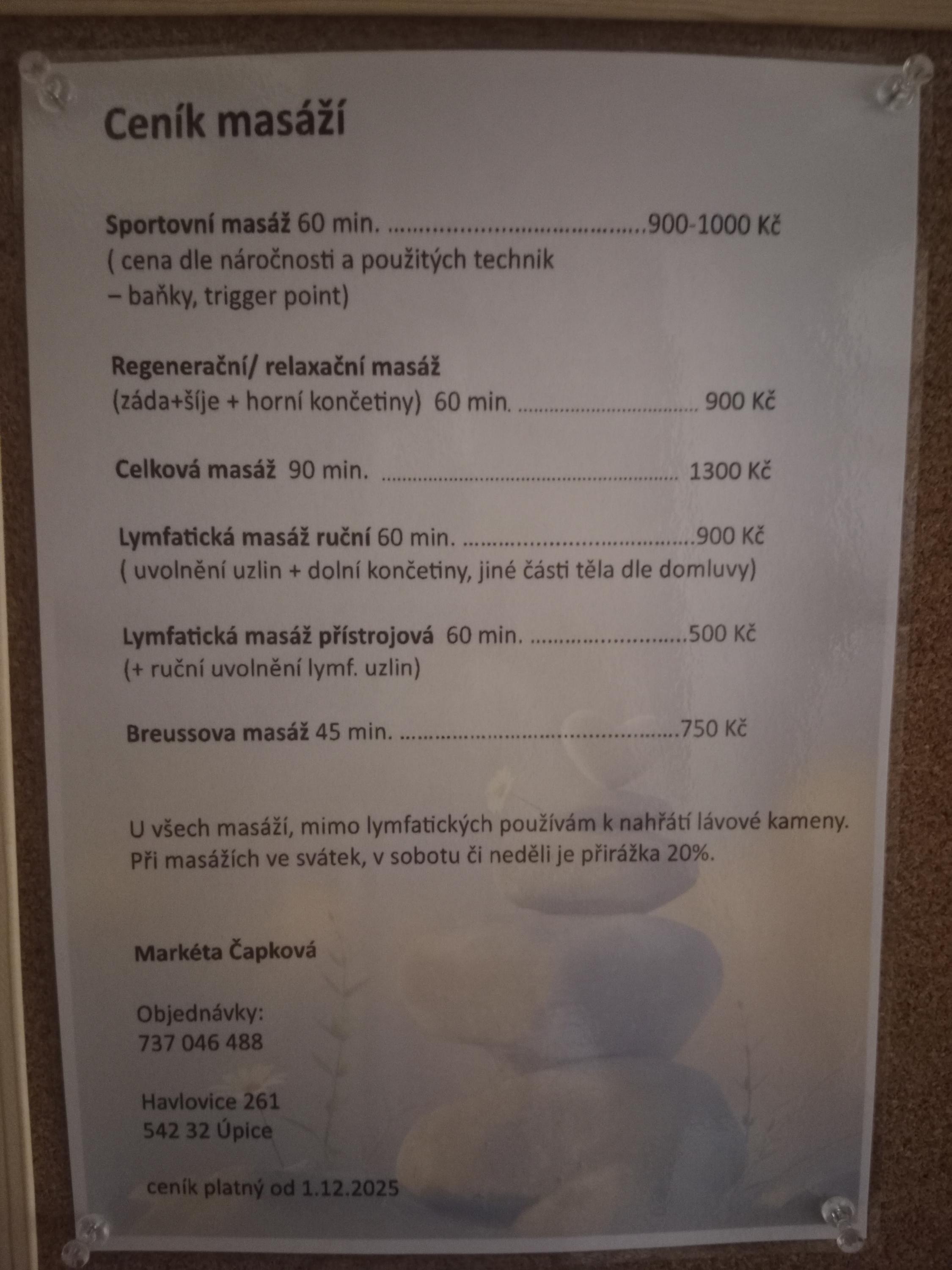 Masáže Markéta Čapková foto 5