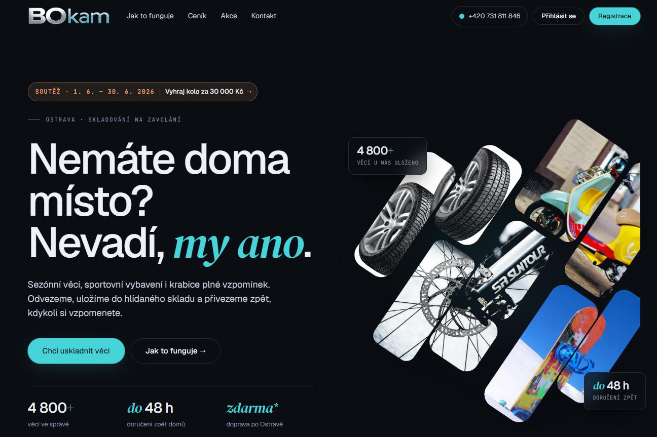 Bokam Storage — Skladování jako služba