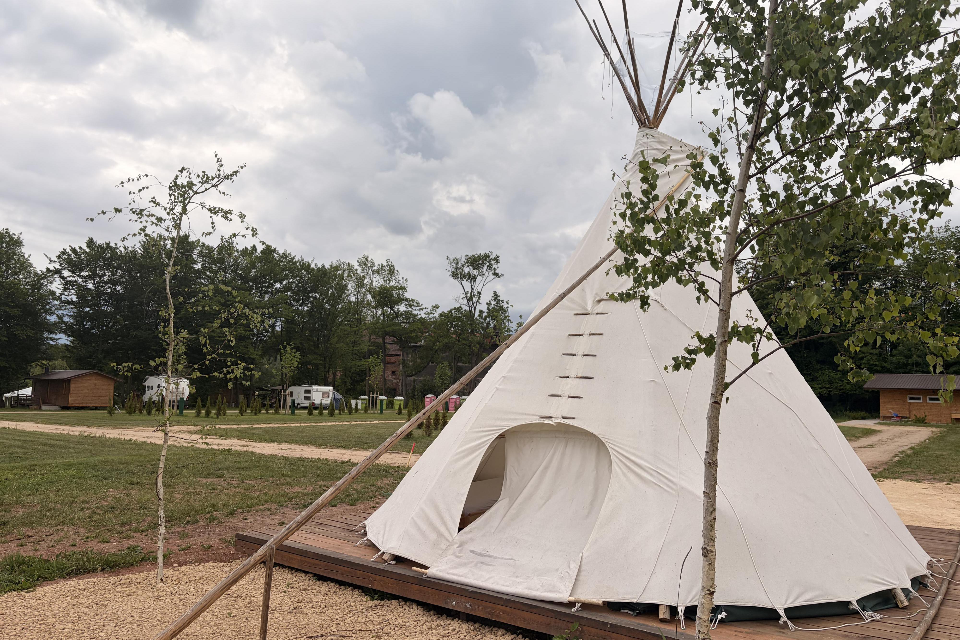 Spaní v Teepee (max 6 os.)