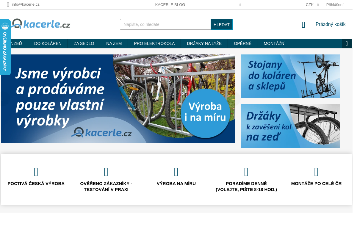 KACERLE - stojany na kola