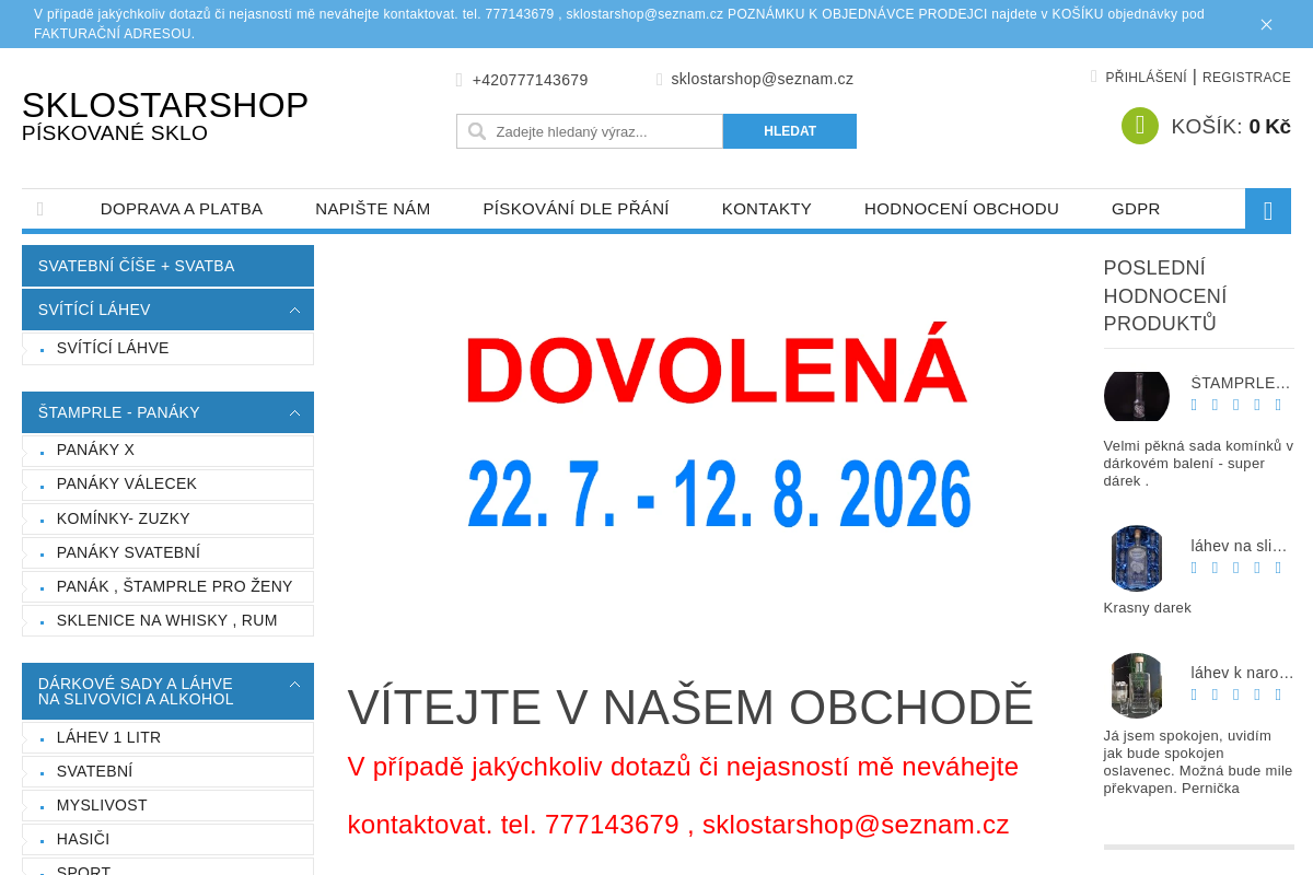 Sklostarshop.cz