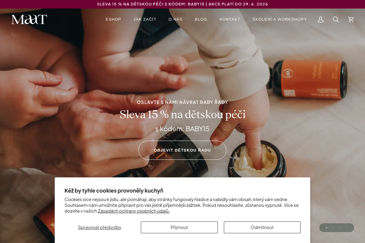 MAAT -AROMATERAPEUTICKÁ KOSMETIKA PRO KOSMETICKÉ A WELLNESS SALONY