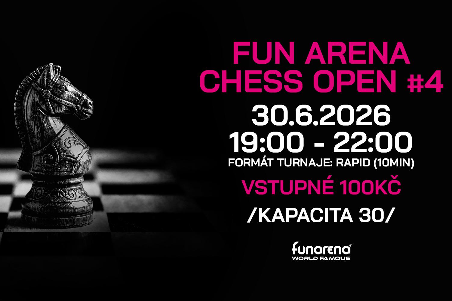 Fun Arena Chess Open #4! Další bitva mozků.