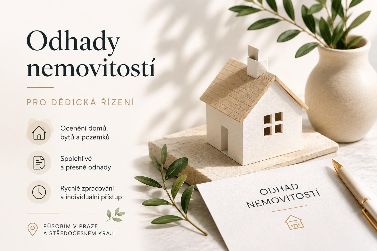 Oceňování nemovitostí pro dědické řízení – Praha a Středočeský kraj foto 1