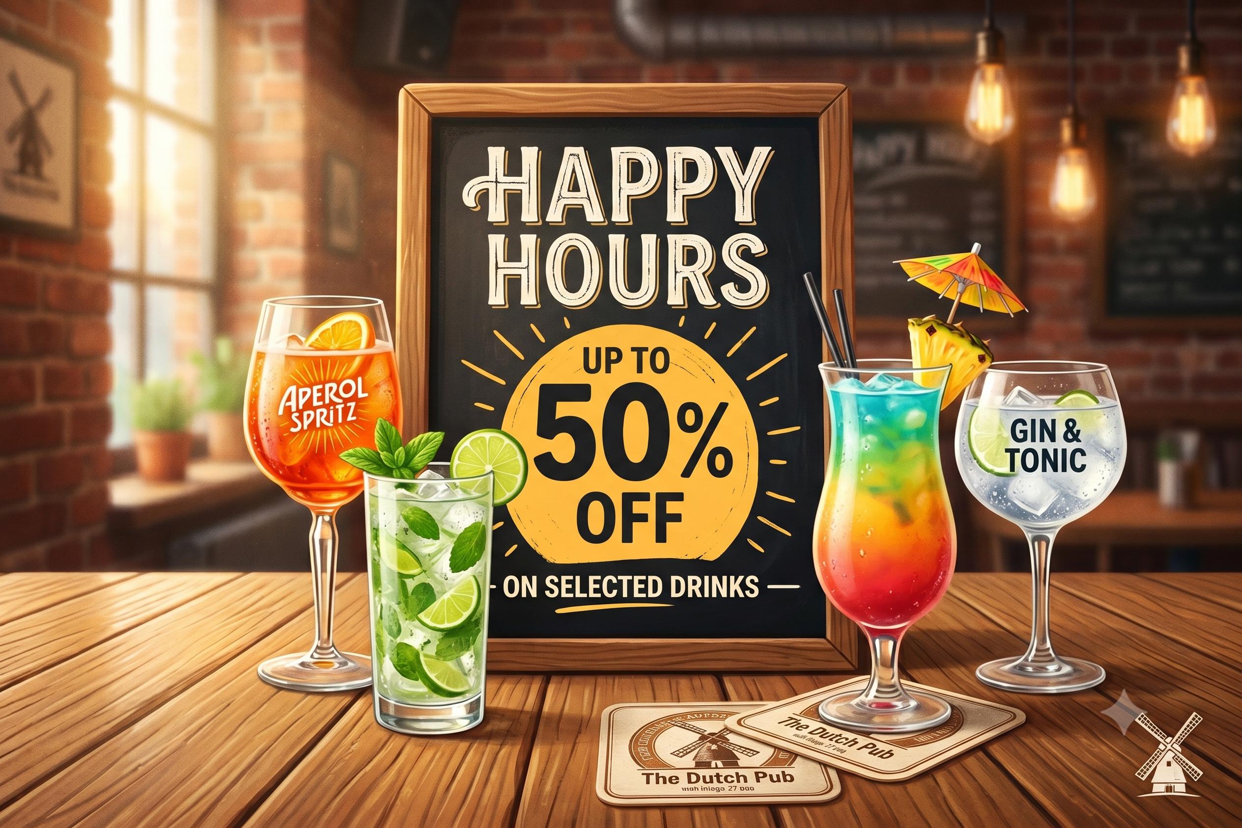 Happy Hours sleva až 50%