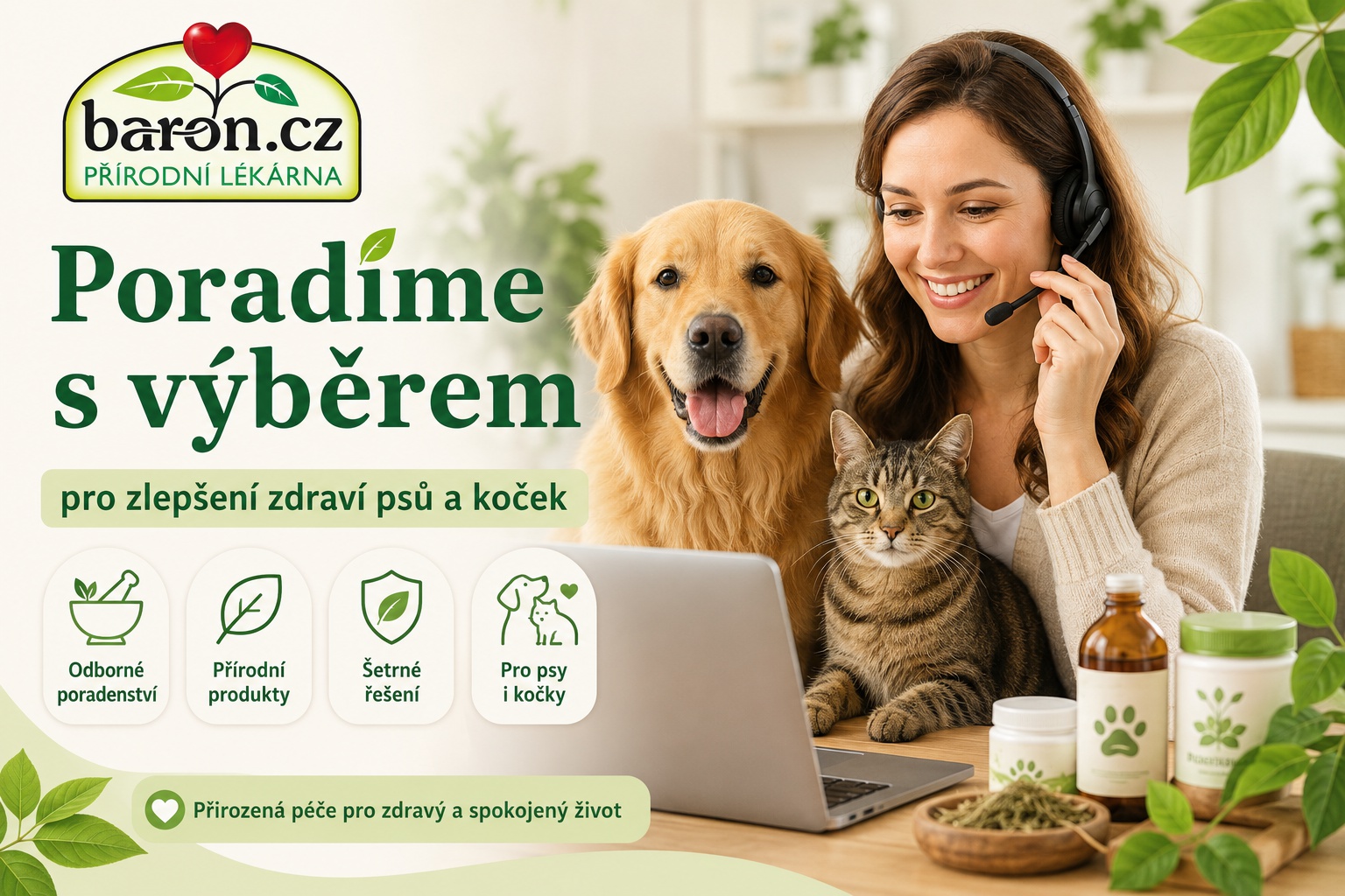 Poradíme s výběrem pro zlepšení zdraví psů a koček