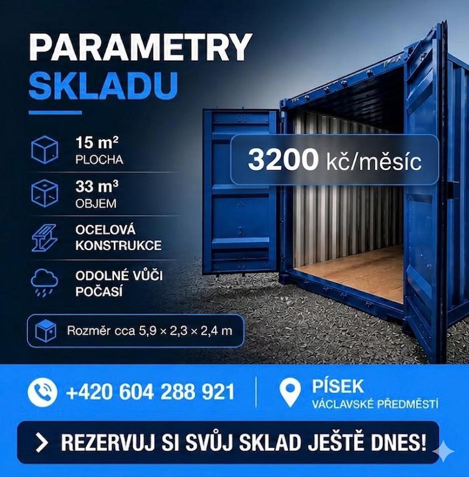 Kontejnerové sklady Písek foto 2