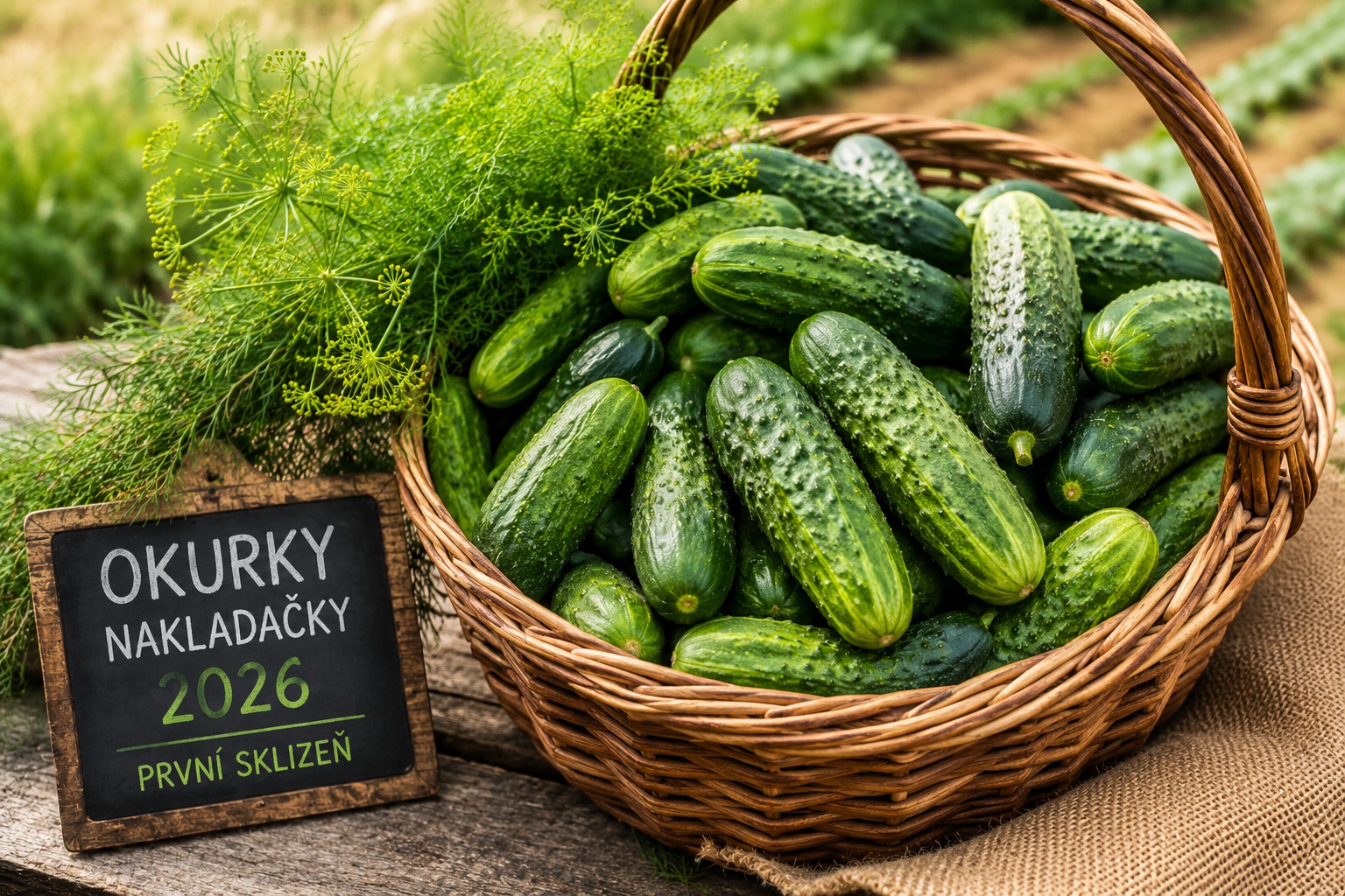 Okurky nakladačky z jižní Moravy