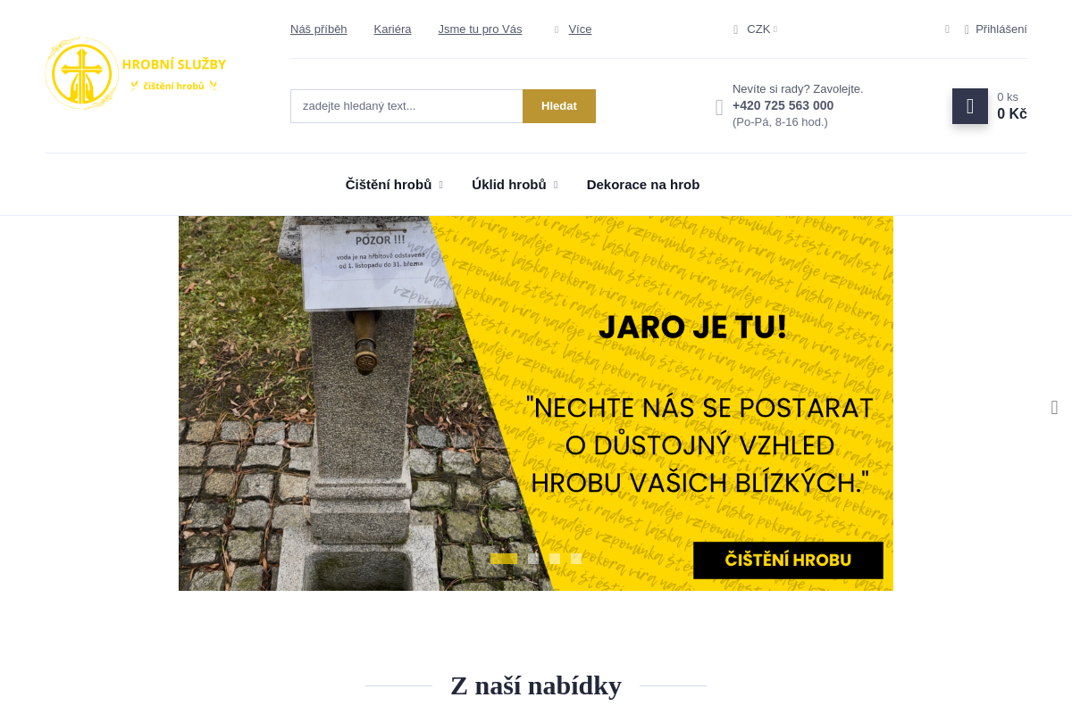 Hrobní služby | Čištění hrobu