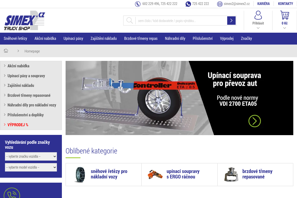 TRUCK SHOP SIMEX s.r.o. - Simex2.cz
