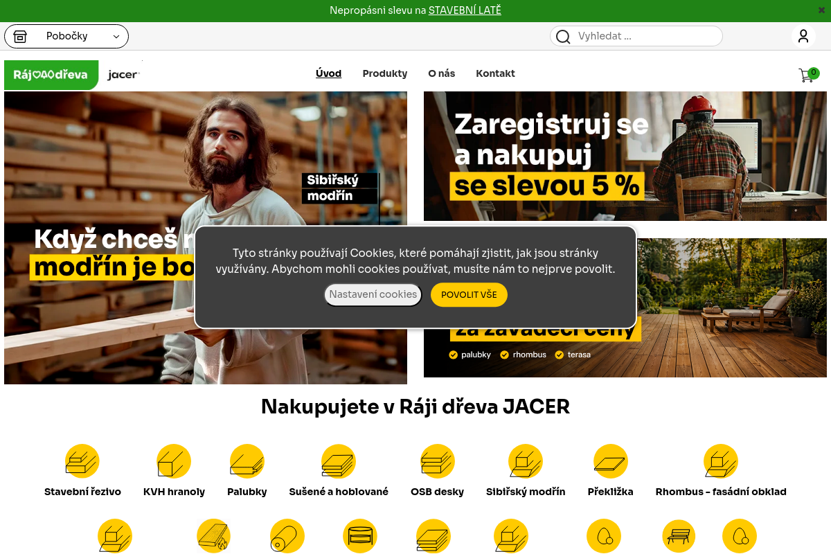 Ráj dřeva Jacer